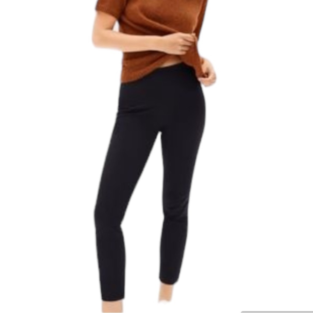 EVERLANE The Side Zip Minimalist Stretch Flat Front Cropped Chino Pant 0